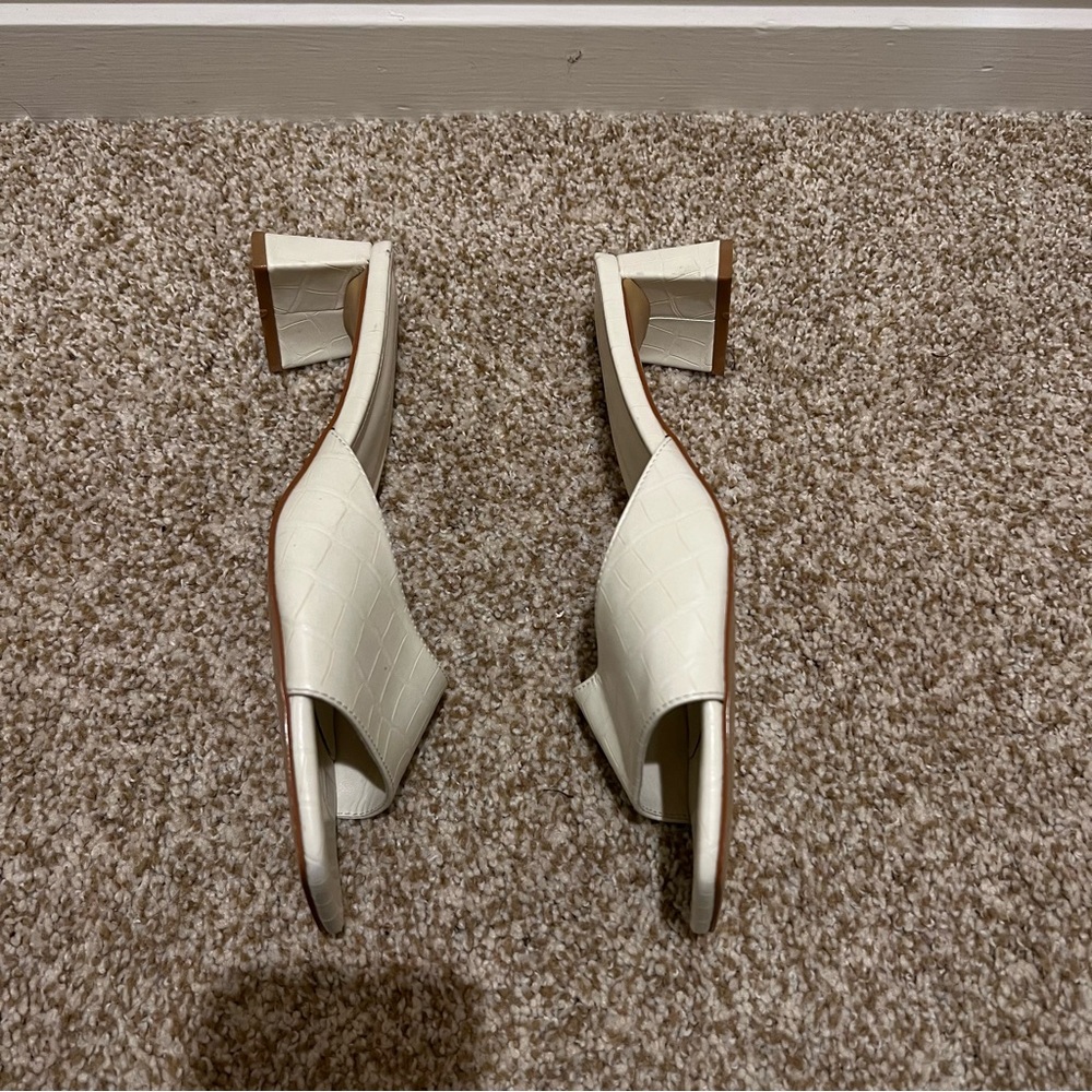 Princess Polly Cream Heeled Sandals - Picture 4 of 7